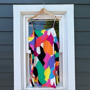 Multicolor Mini Dress